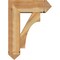 Ekena Millwork Westlake Arts and Crafts Rough Sawn Bracket w/ Offset Brace, Western Red Cedar, 8"W x 22"D x 30"H BKT0806X22X30WTL03RWR - alternate 4